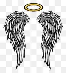 Angel Wings Halo Fly Heaven Feathers Love - Illustration Emoji,Angel Wing Emoji