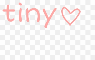 Doodle Soft Tiny Heart Sticker - Horizontal Emoji