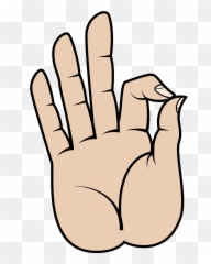 Buddha Sign Clipart - Scuba Diving Gestures Emoji