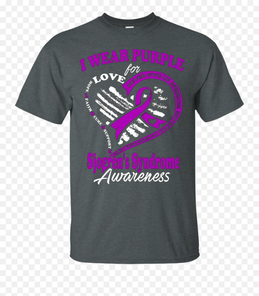 Sjogrenu0027s Syndrome Awareness U2013 I Wear Purple For My Hero Emoji,Lacrosse Stick Emoji