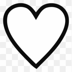 Heart - Transparent Heart Png Black Emoji,Emoji Hearts