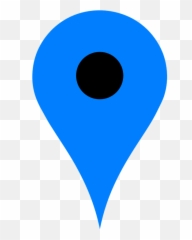 Pin Location Map - Google Marker Blue Emoji
