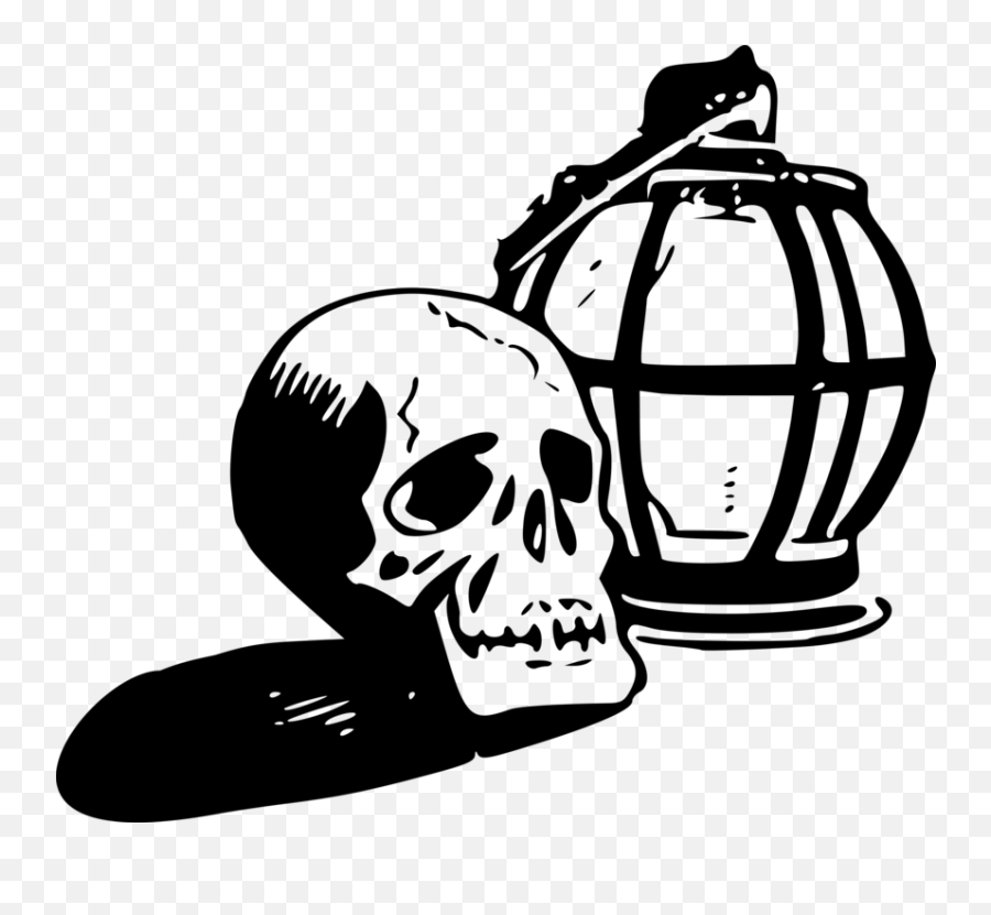 Android Emoji 1f480 Skull Silhouette - Clip Art,Skeleton Emoji