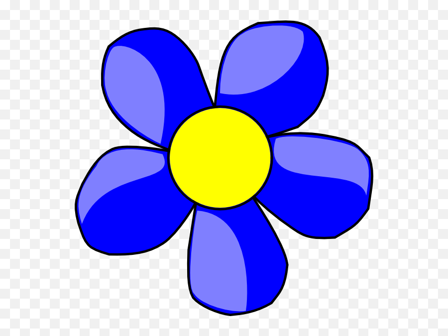 Free Blue Flower Transparent Background - Clipart Purple Flower Emoji,Blue Flower Emoji