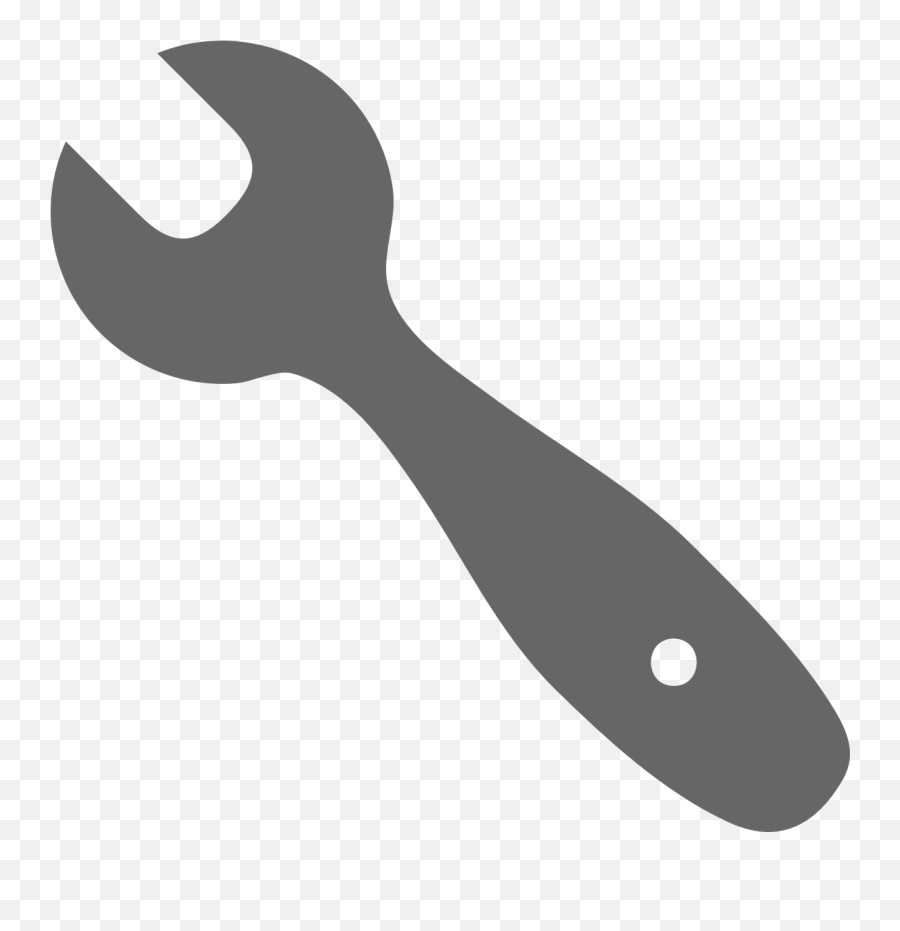 Adjustable Spanner Socket Wrench - Wrench Clipart Grey Emoji,Knife Shower Emoji