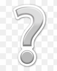 Pinterest - Emoji Of Any Question,Moyai Emoji