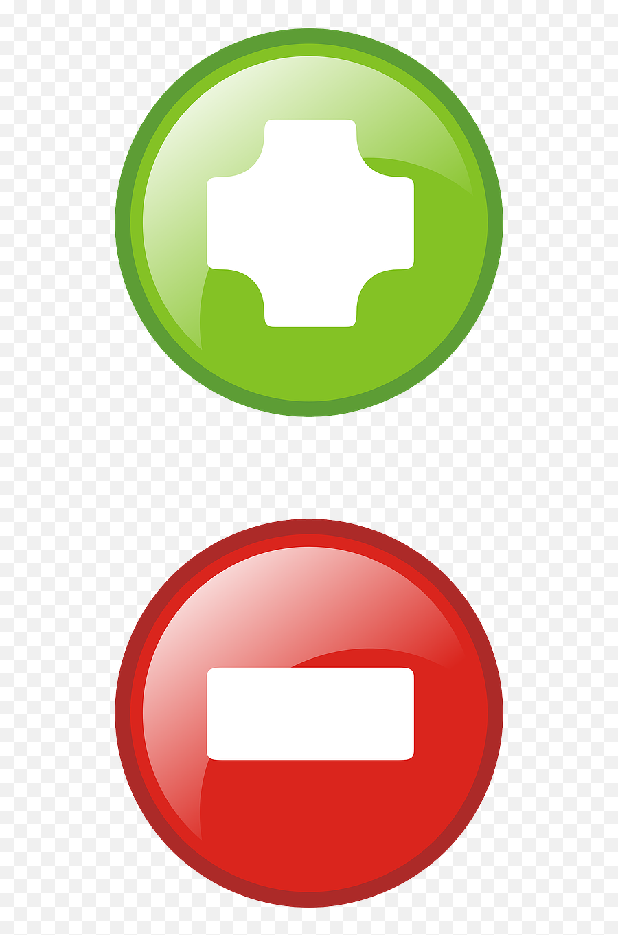 Plus Minus Icons Symbols Red - Glass Buttons Emoji,Shiba Inu Emoji