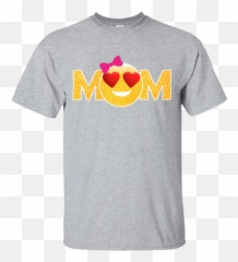 Gold Glitter Emoji Heart Eyes Mom Mothers Day T - Funny Banjo T Shirts,Mom Emoji