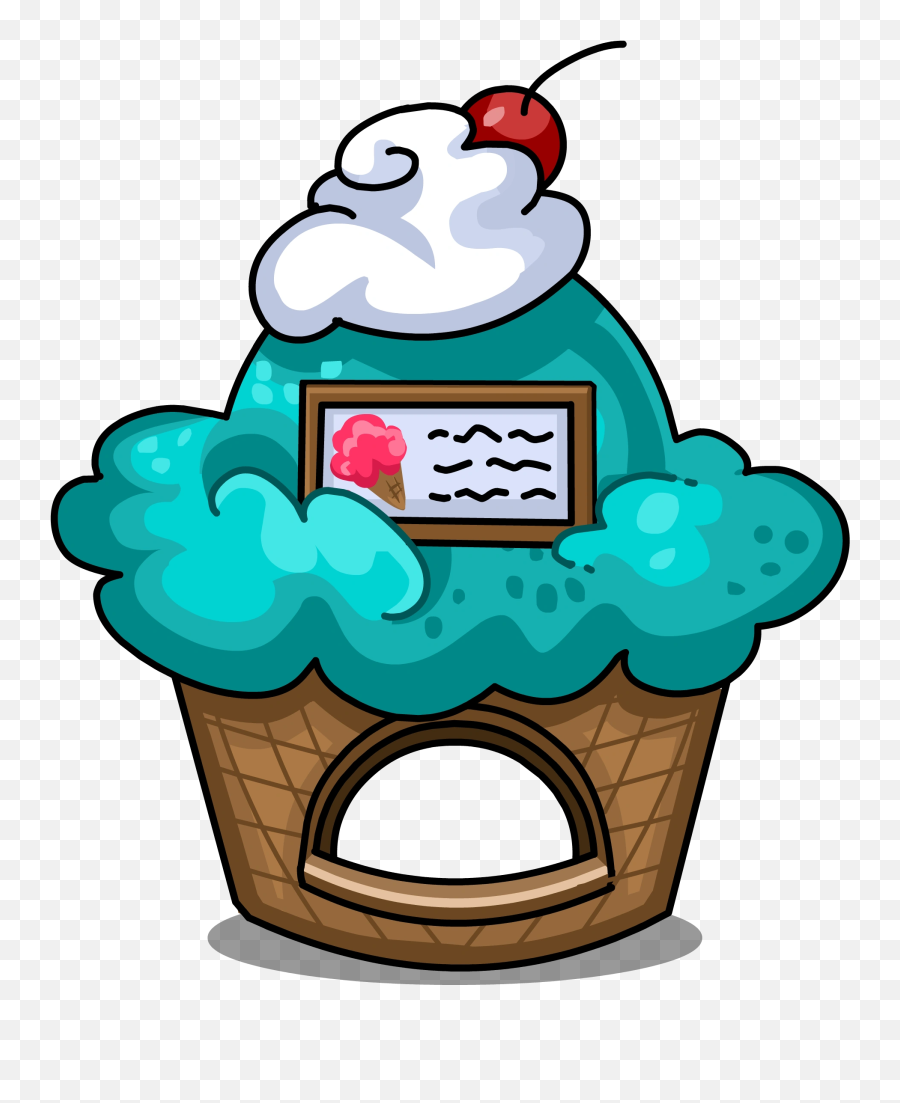 Ice Cream - Club Penguin Food Stand Emoji,Ice Cream Emoticons