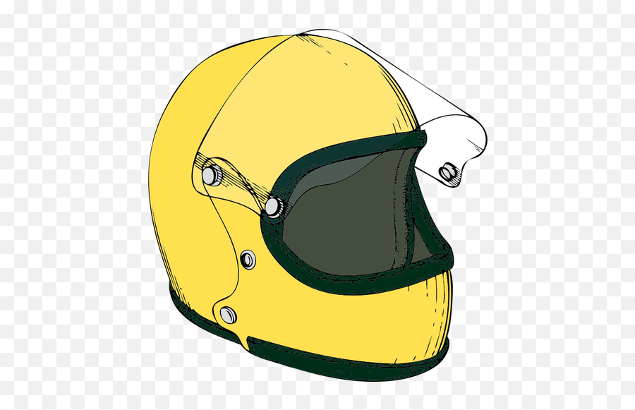 Motorcycle Racing Helmet Vector Icon - Helmet Clipart Black And White Emoji,Car Crash Emoji