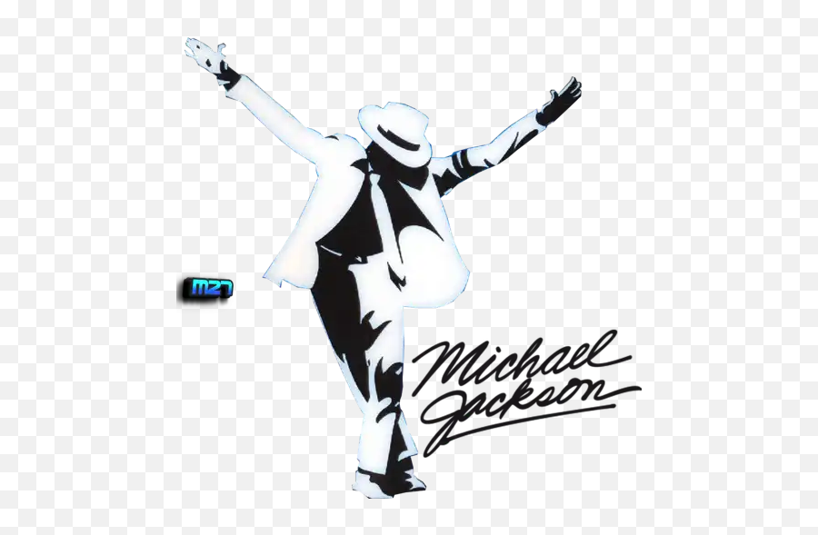 Michael Jackson Silhouette Stickers - Michael Jackson Logo Png Emoji,Taekwondo Emoji