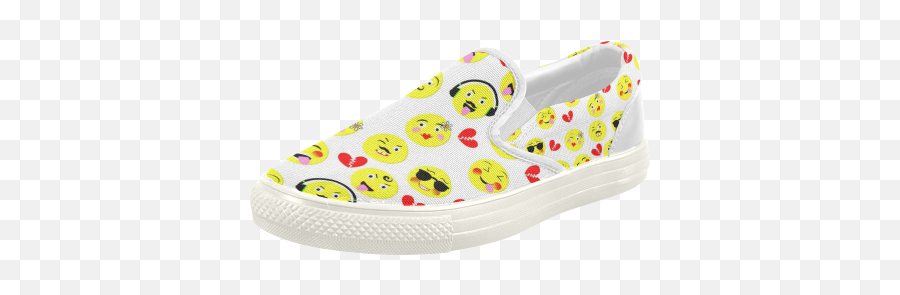 Emoji Fashion Cute Patterned Shoes - Shoe,Emoji Slip On Shoes
