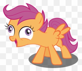 Crazy Meme Face - Mlp Scootaloo Derp Emoji