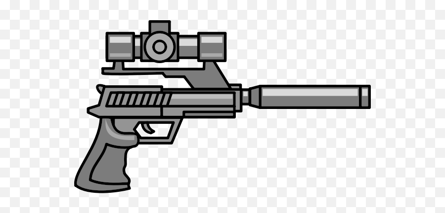 Old Sniper Rifle - Cartoon Sniper Rifle Emoji,Sniper Rifle Emoji