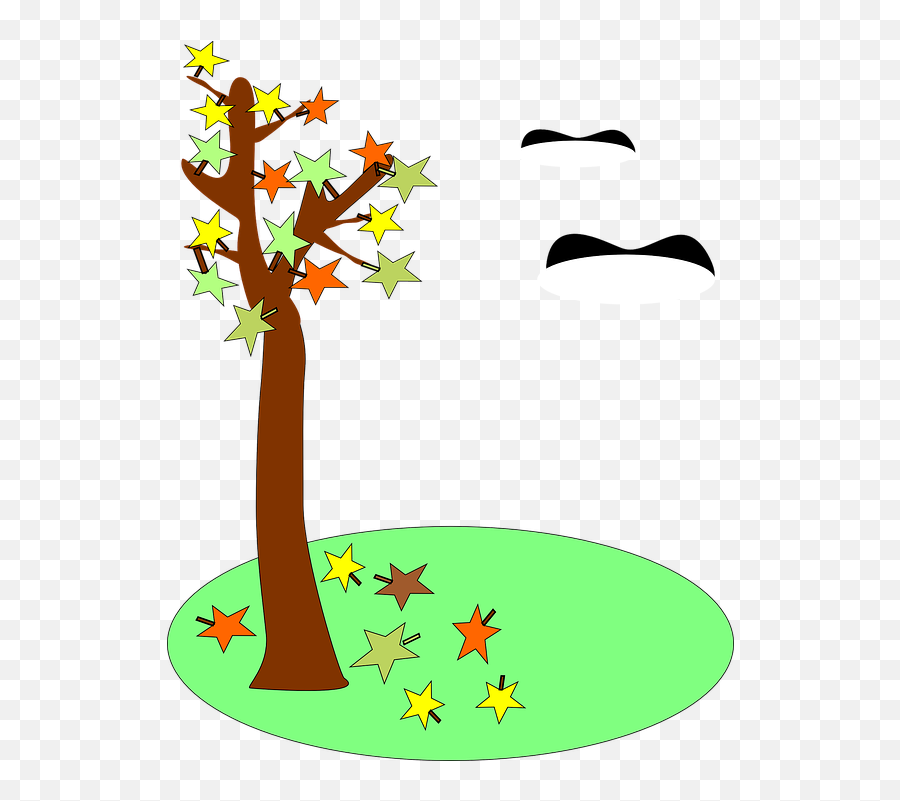 Free Fall Trees Tree Vectors - Nature Border Clip Art Emoji,Falling Leaves Emoji