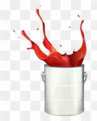 Paint Bucket Splash - Real Paint Bucket Png Emoji,Paint Bucket Emoji