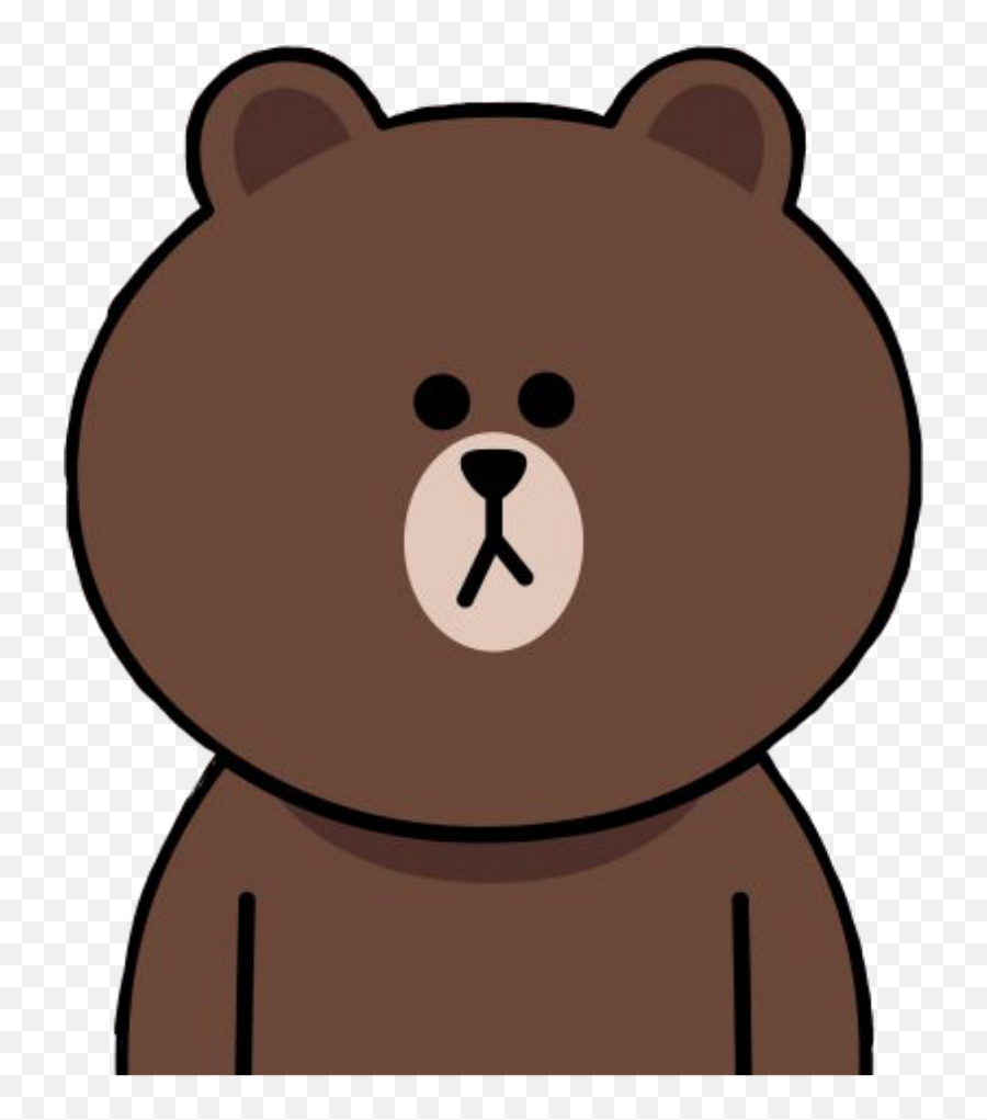 Kawaii Clipart Bear Kawaii Bear - Brown Bear Korean Cartoon Emoji,Bts Animal Emoji