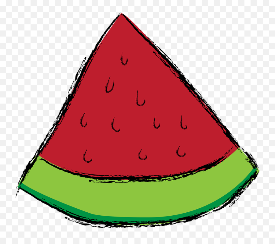Watermelon Red Green - Watermelon Emoji,Banana Emoji