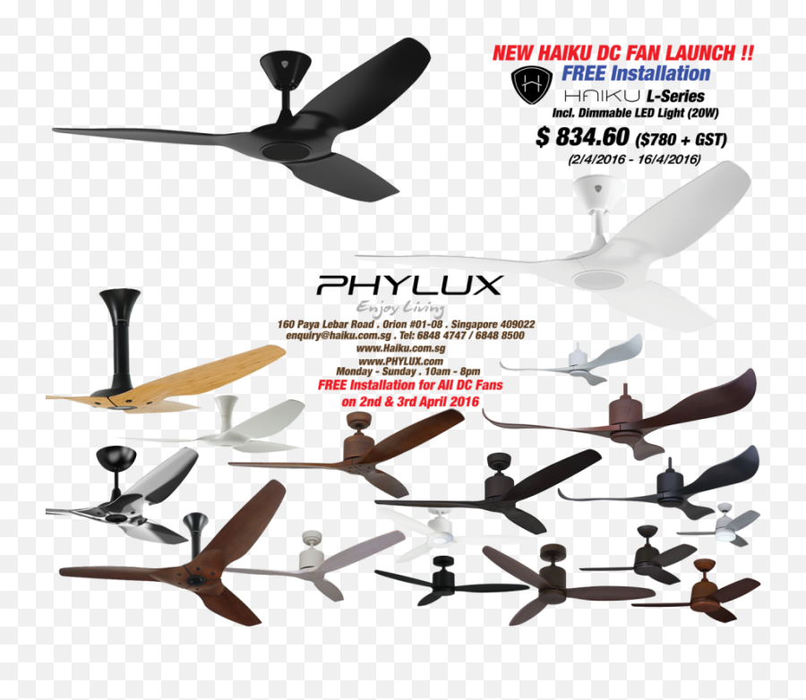 Phylux - Haiku Fan Singapore Price Emoji,Ceiling Fan Emoji