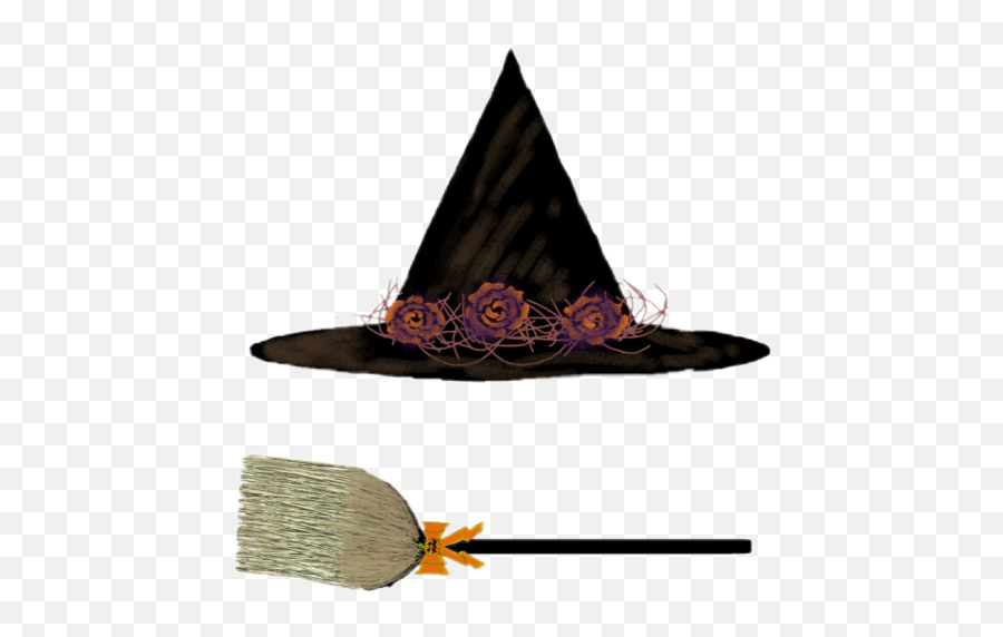 Witch Hat Broom Artbyme Angiebuxmanart - Illustration Emoji,Witch Hat Emoji