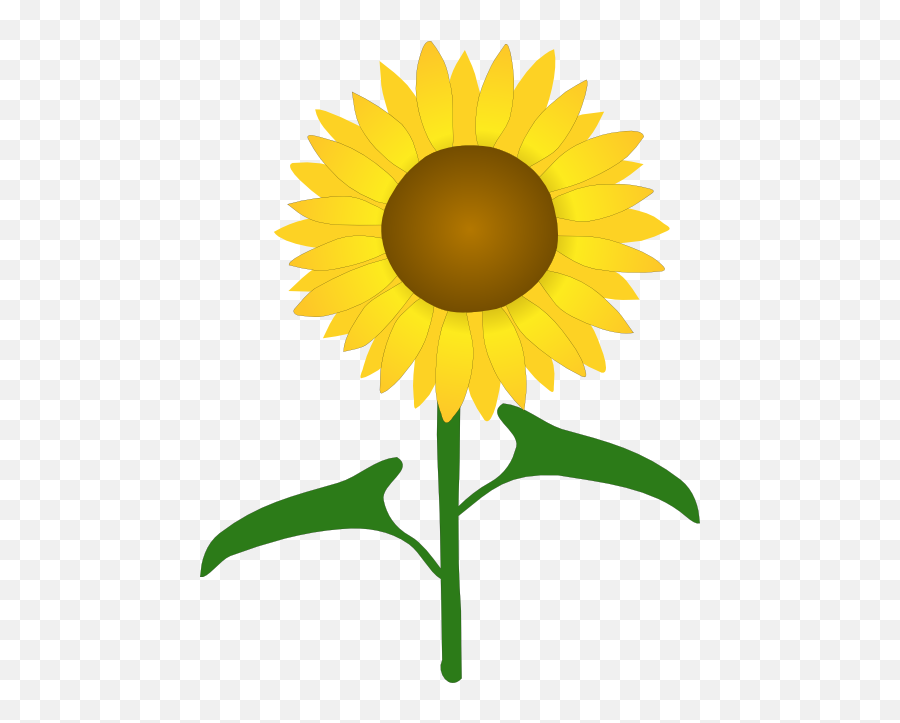 Common Sunflower Drawing Clip Art - Flower Png Download Free Sunflower Svg Cut Files Emoji,Sunflower Emoji Png