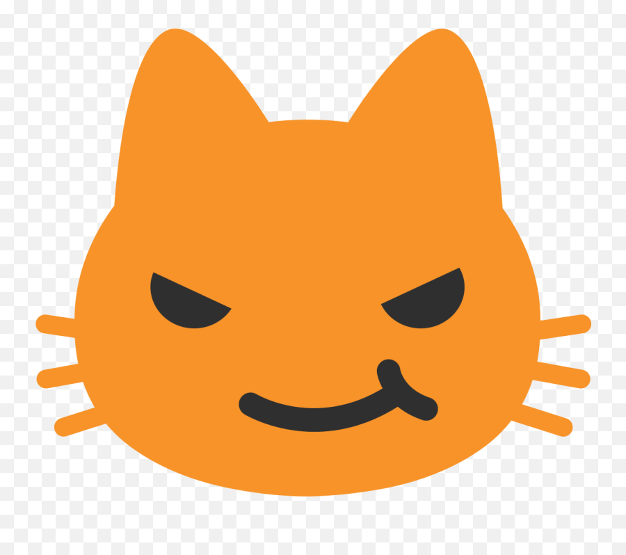 Emoji U1f63c - Black Cat Emoji Png,:3 Emoji Face