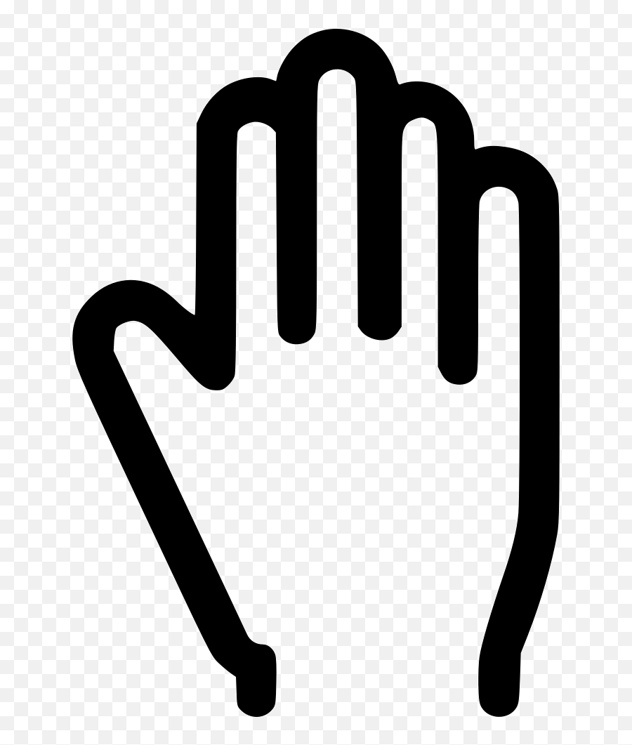 Hand Stop Comments Clipart - White Hand Stop Icon Png Emoji,Stop Hand Emoji