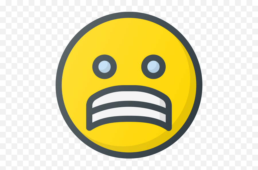 Emoji Emote Emoticon Emoticons Stressed Icon - Stressed Smile Emoji,Stressed Out Emoji