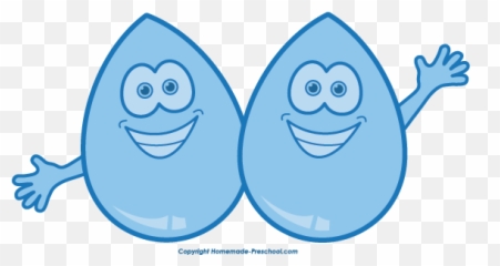 Raindrops Clipart Smiley Picture - Art Emoji