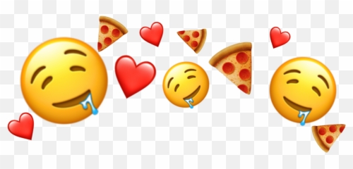Pizza Emoji Sticker - Happy,Pizza Emoji