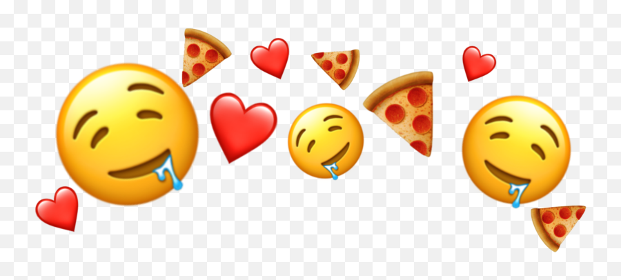 Pizza Emoji Sticker - Happy,Pizza Emoji