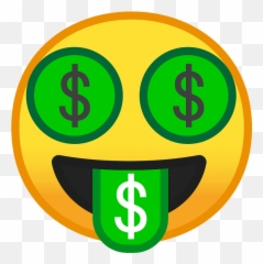 Money - mouth face emoji clipart Free download transparent Face Emoji Svg