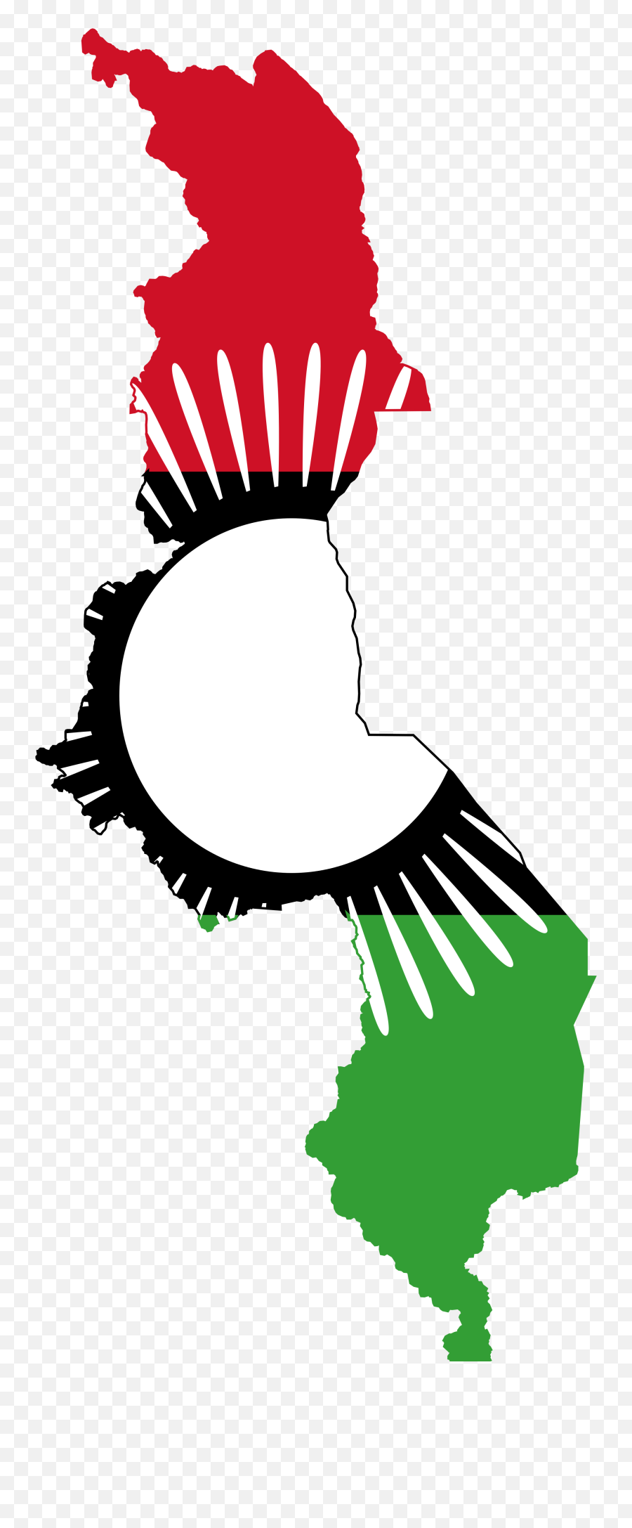 Malawi And The Unstoppable Destiny - Malawi Map And Flag Flag Map Of Malawi Emoji,Croatia Flag Emoji