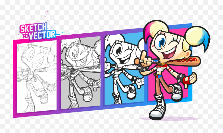Thank You - Dee Dee Vector Emoji,Harley Quinn Emoji