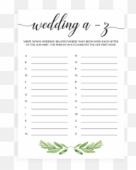 Botanical Emoji Pictionary Bridal - Baby Shower Word Scramble Printable