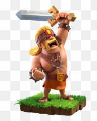 Super Barbarian - Clash Of Clans Super Barbarian Emoji,Cwl Emoji
