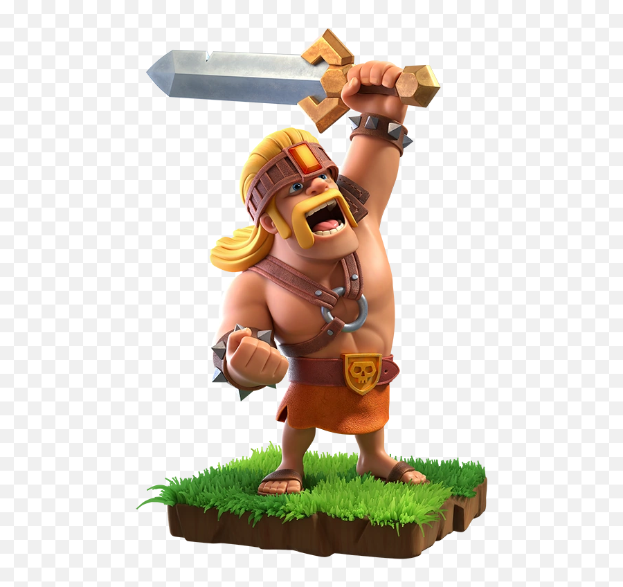 Super Barbarian - Clash Of Clans Super Barbarian Emoji,Cwl Emoji