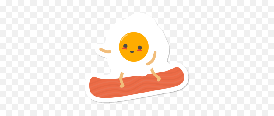 Chibi Art Collection Chibi Art Collection Stickers Design - Happy Emoji,Bacon Emoticon