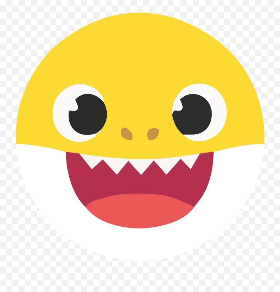 Baby Shark Vinyl Store Day - Baby Shark Face Clipart Emoji,Shark Emoticon