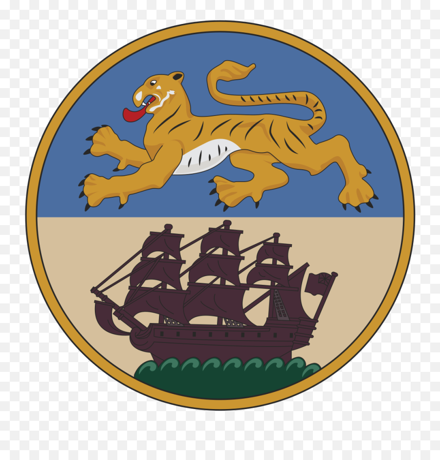 Badge Of British Bengal - Emblem Of West Bengal Emoji,British Flag Emoji