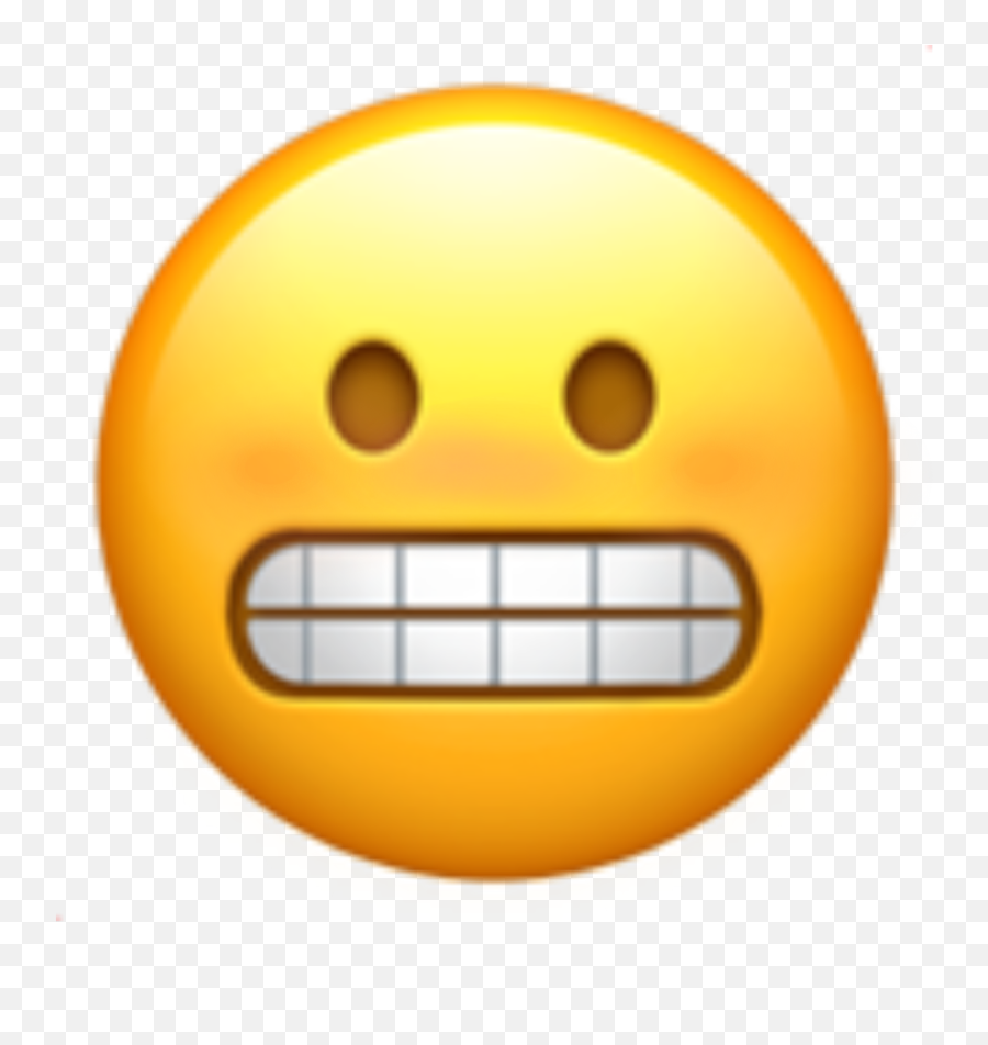 Emoji Emojiface Embarrassed Blush Whoops Oof - Grimace Emoji,Oof Emoji