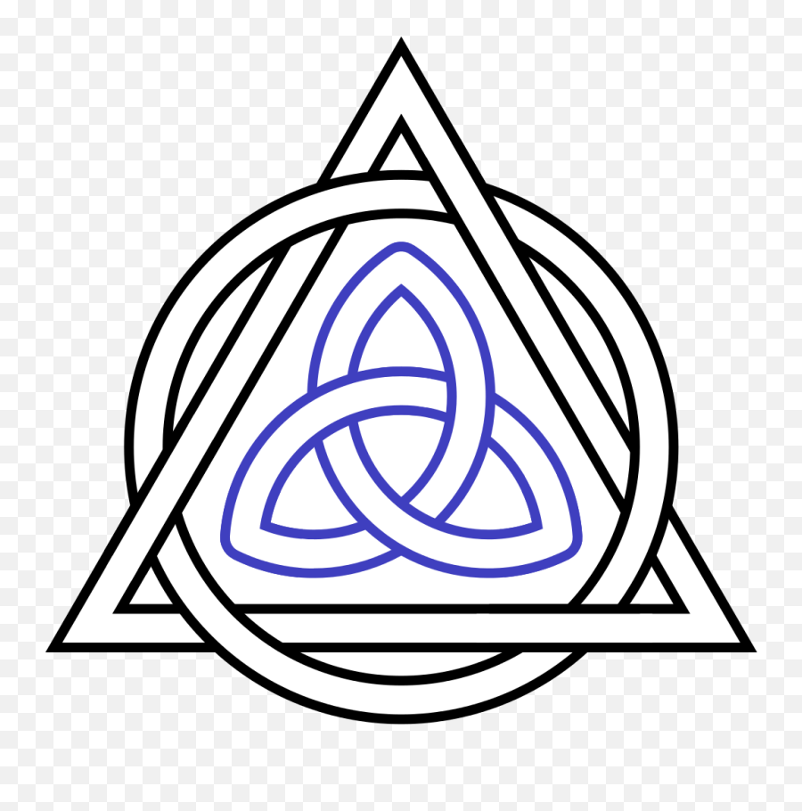 Triquetra - Celtic Triangle Emoji,Roll My Eyes Emoji