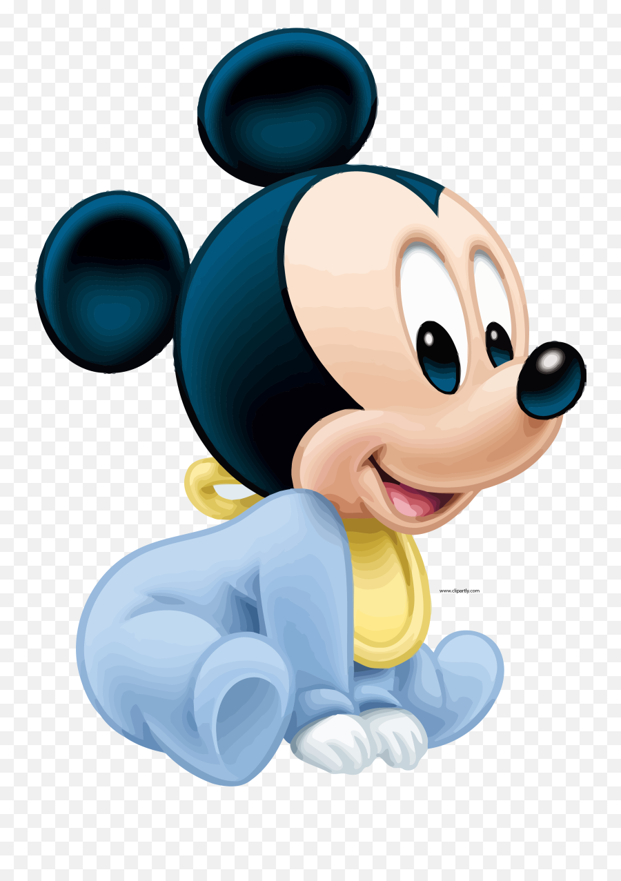 Baby Mickey Mouse Look Clipart Png - Mickey Mouse Bebe Png Emoji,Mickey Mouse Emoticon
