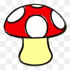 Moon Emoji Pin - Edible Mushroom