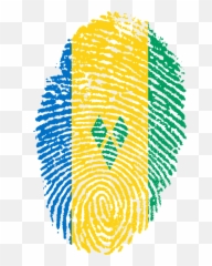 Saint Vincent Grenadines Flag - Uae Fingerprint Emoji