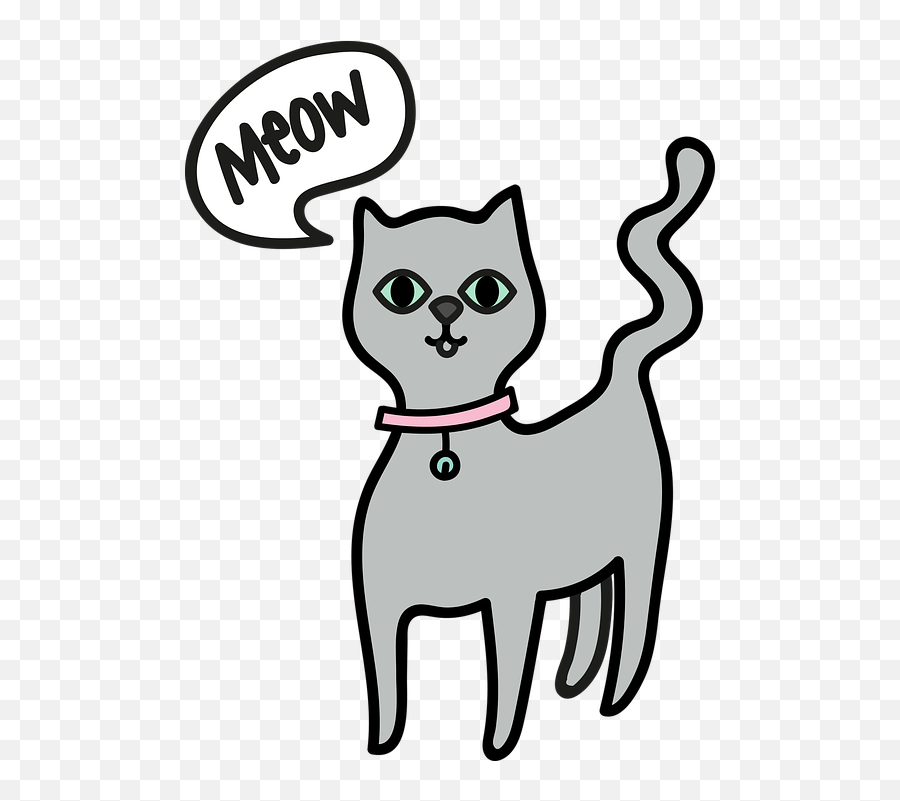 Cat Russian Race - Persian Cat Cartoon Grey Png Emoji,Kitty Cat Emoji