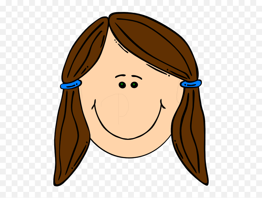 Brown Eyes Clipart Little Eye - Sad Face Girl Cartoon Emoji,Cross Eyed Emoji