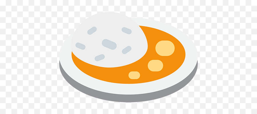 Curry And Rice Emoji For Facebook Email Sms - Poached Egg,Thunder Emoji