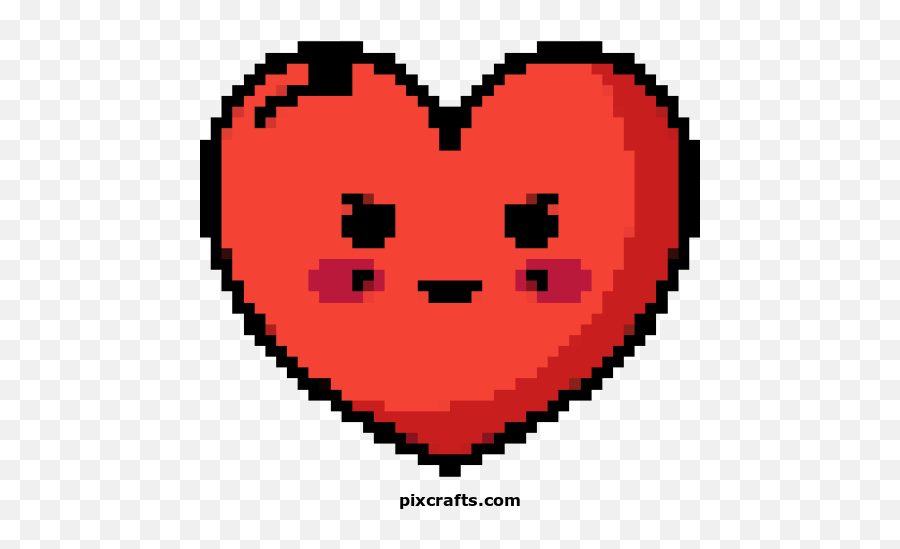 Emoji - Iceberg Pixel Art,Heart Mouth Emoji