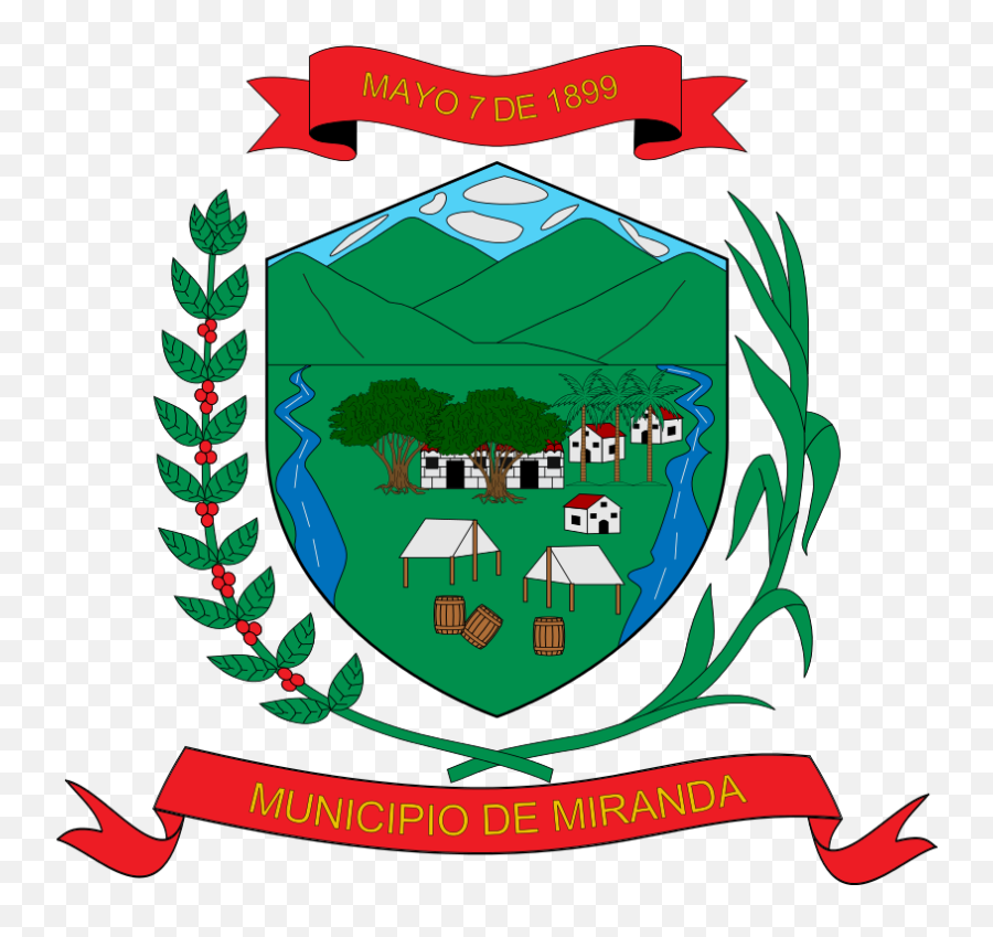 Escudo De Miranda - Escudo Del Municipio De Miranda Cauca Emoji,Cinco De Mayo Emoticons
